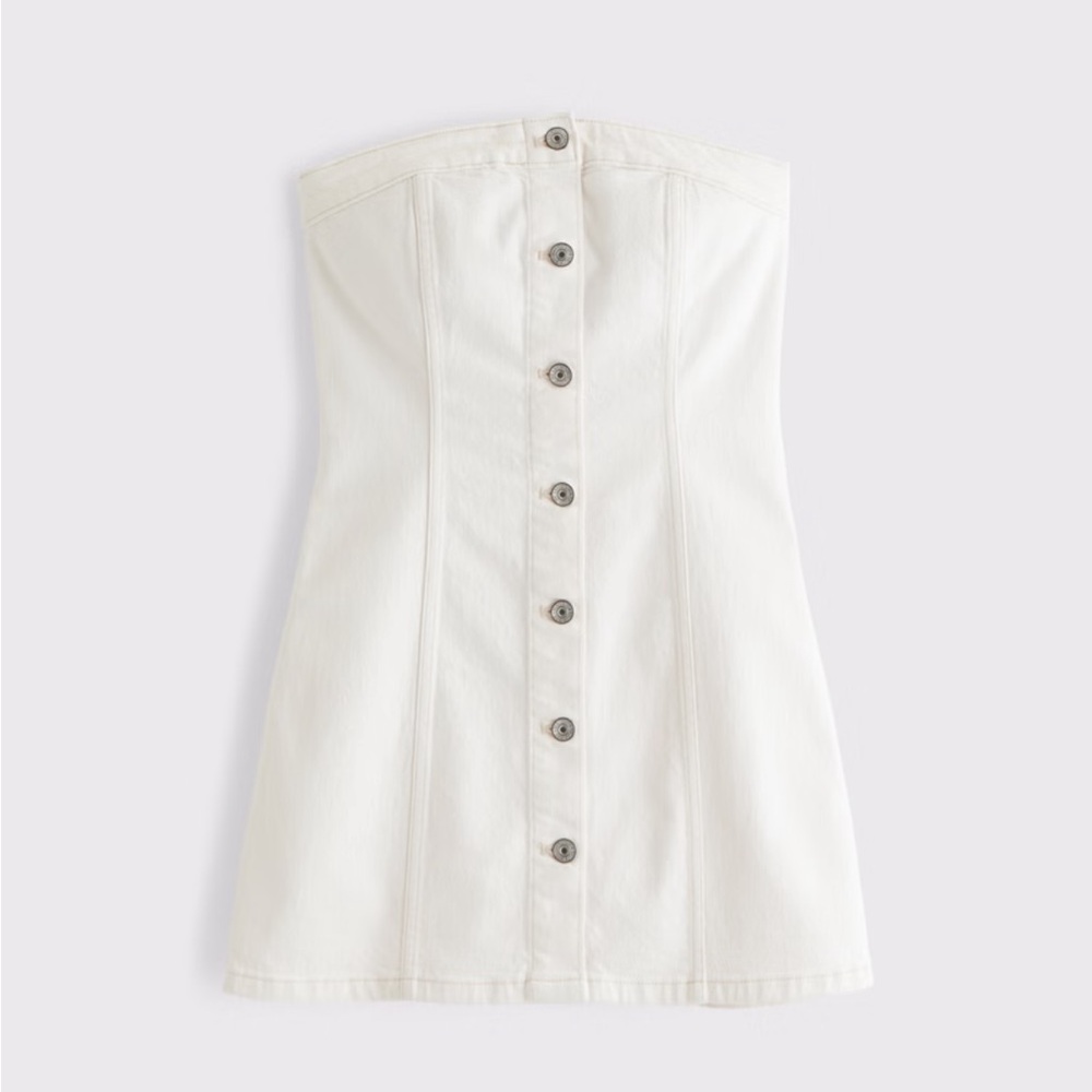 Abercrombie & Fitch White Mini Dress